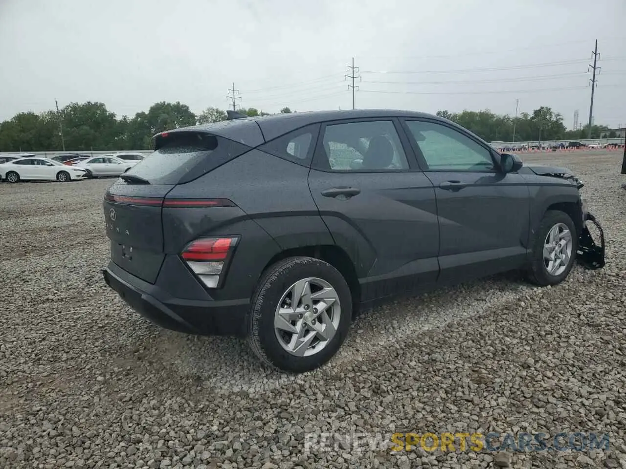 3 fotografías del automóvil dañado KM8HA3ABXRU045711 HYUNDAI KONA 2024