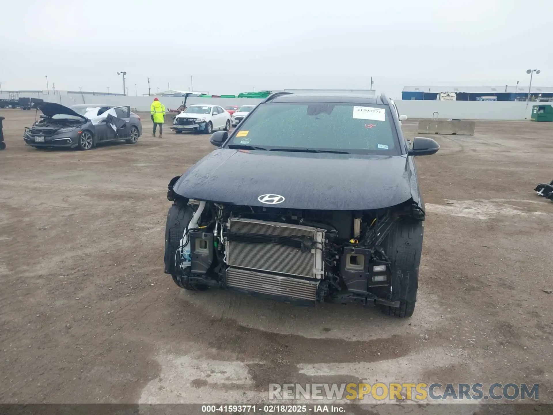 13 fotografías del automóvil dañado KM8HACA31RU055035 HYUNDAI KONA 2024
