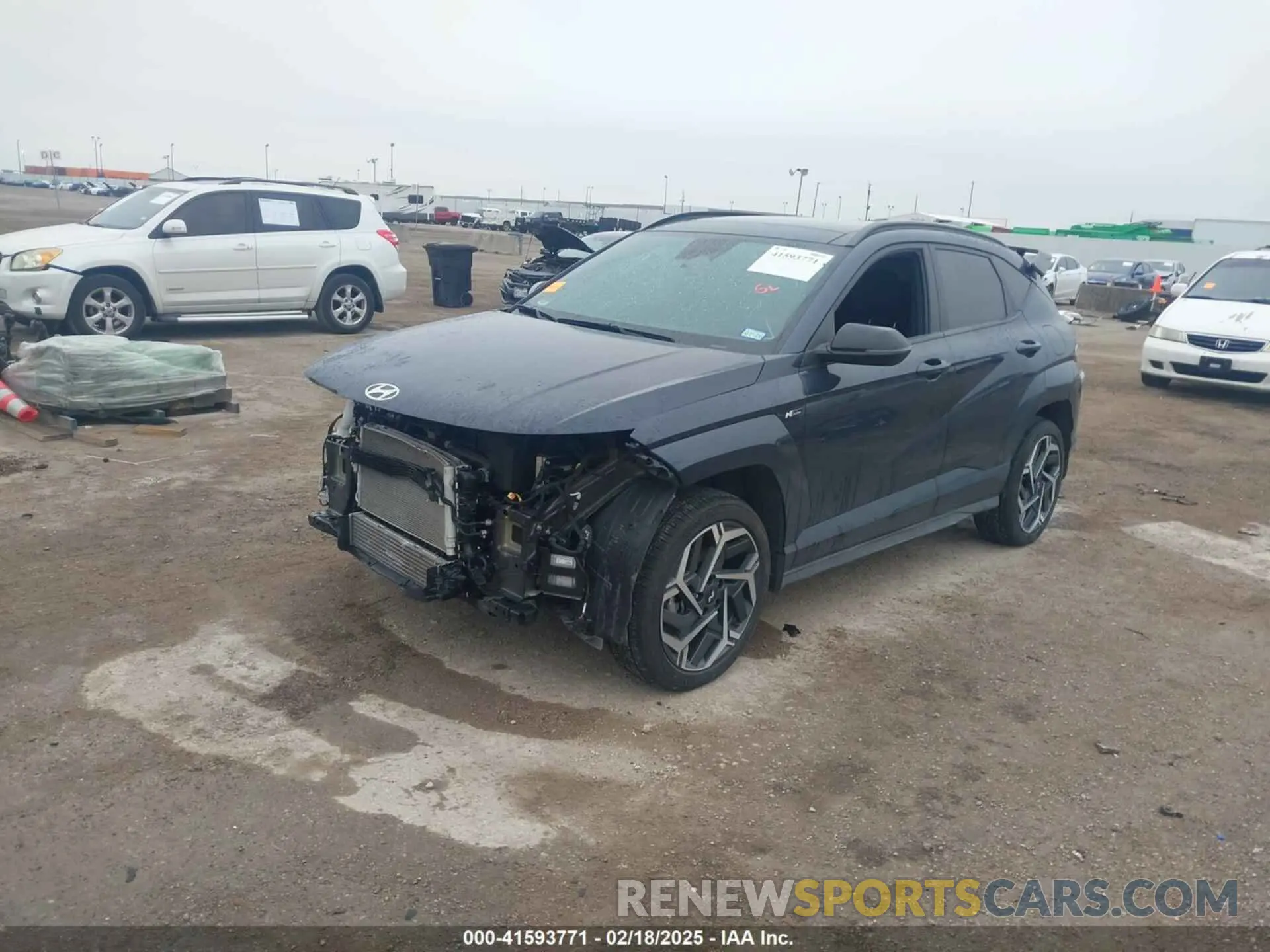 2 fotografías del automóvil dañado KM8HACA31RU055035 HYUNDAI KONA 2024