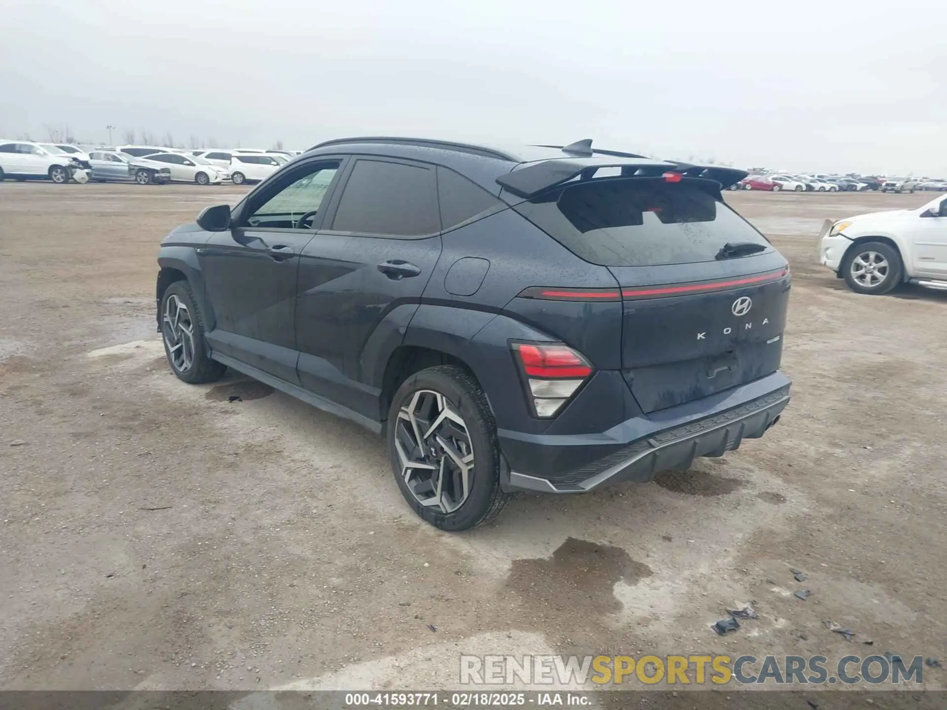 3 fotografías del automóvil dañado KM8HACA31RU055035 HYUNDAI KONA 2024