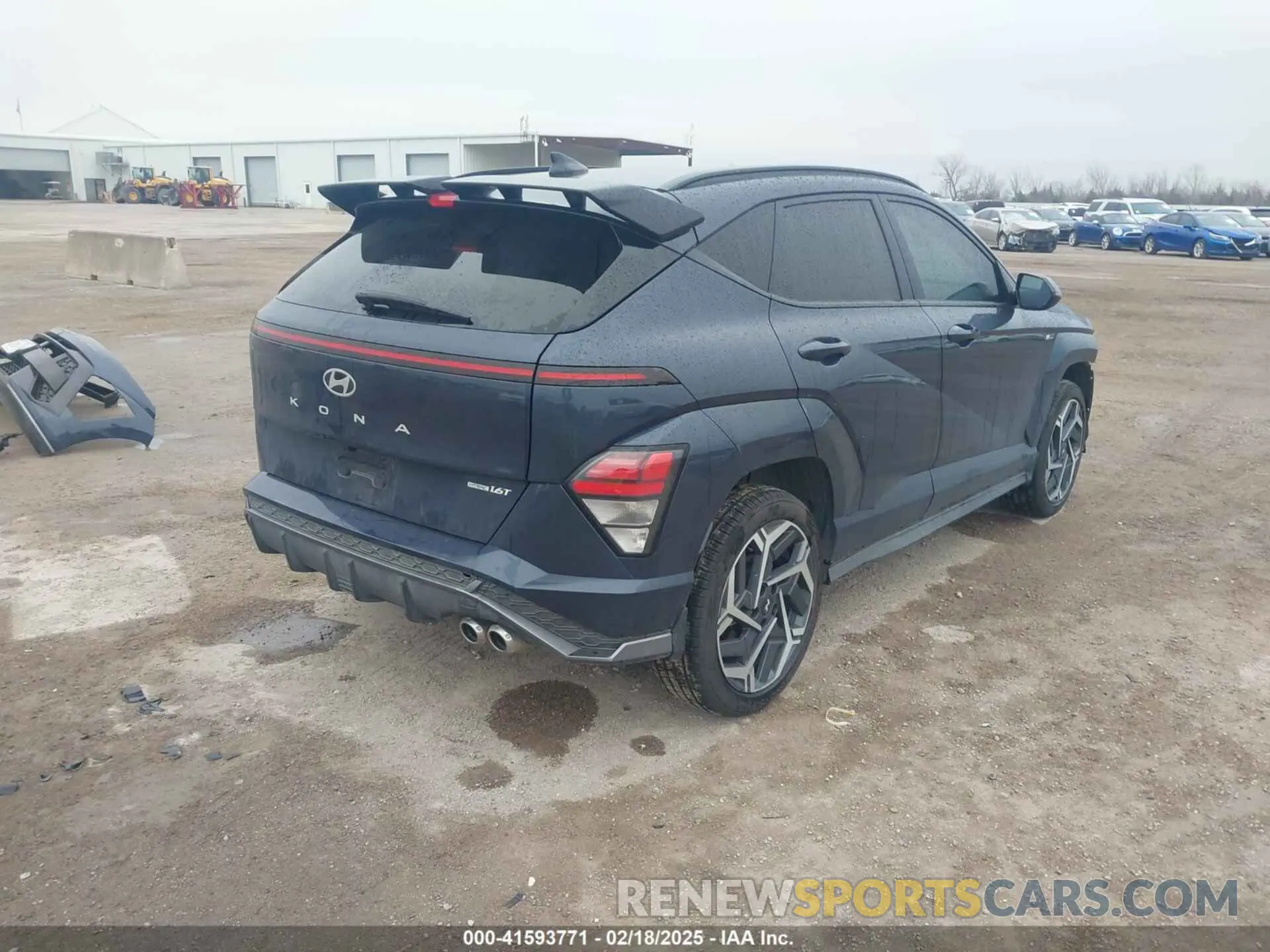 4 fotografías del automóvil dañado KM8HACA31RU055035 HYUNDAI KONA 2024