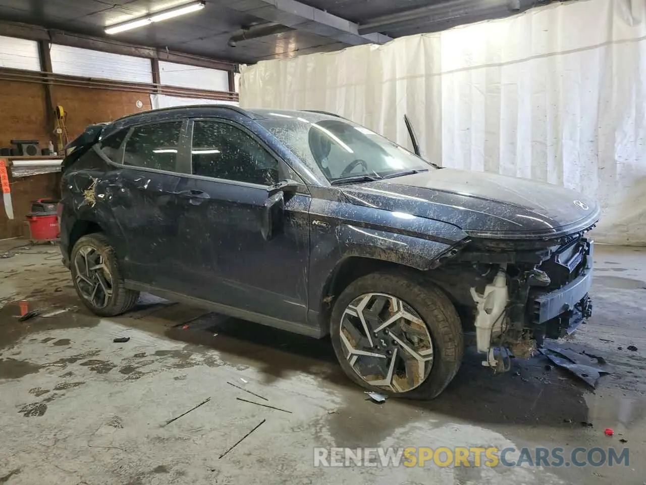4 fotografías del automóvil dañado KM8HACA34RU045518 HYUNDAI KONA 2024