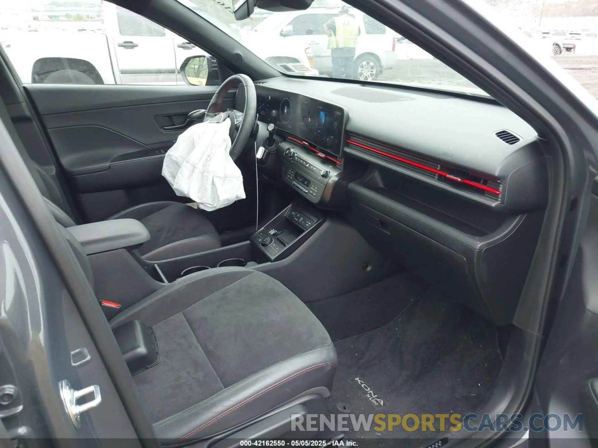 5 fotografías del automóvil dañado KM8HACA34RU087073 HYUNDAI KONA 2024