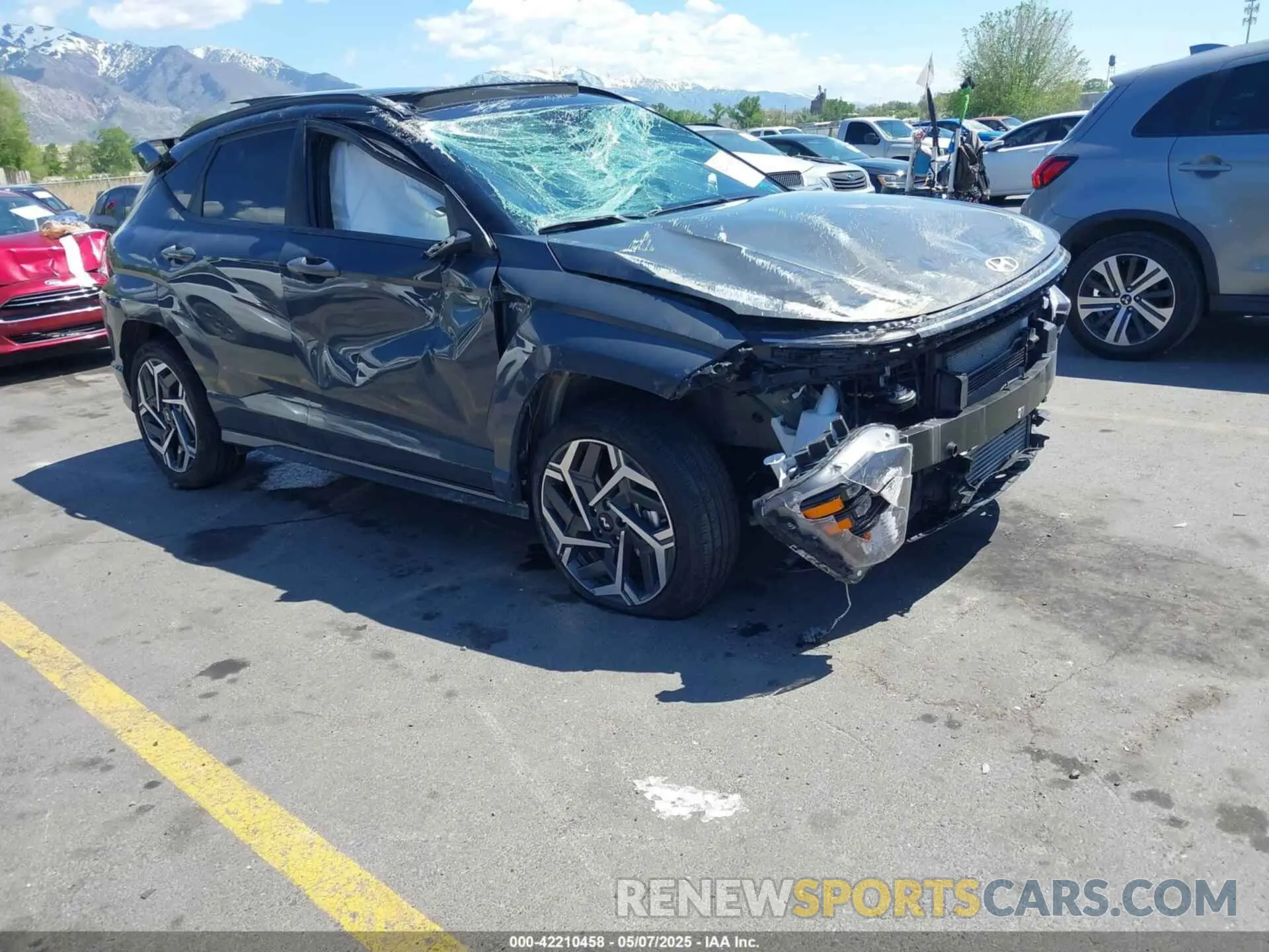 1 fotografías del automóvil dañado KM8HACA35RU066992 HYUNDAI KONA 2024