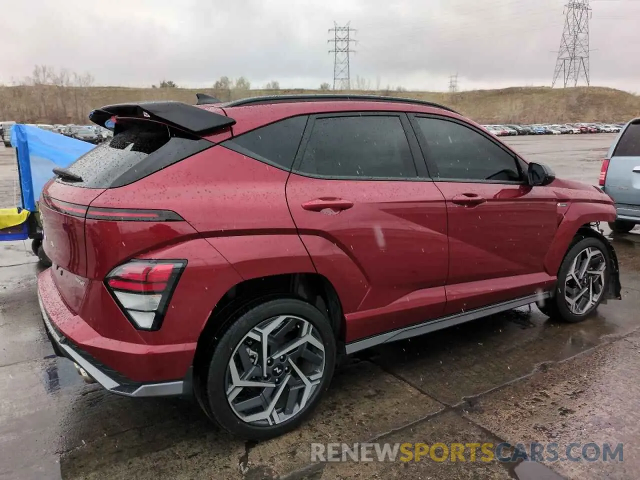 3 fotografías del automóvil dañado KM8HACA3XRU055454 HYUNDAI KONA 2024