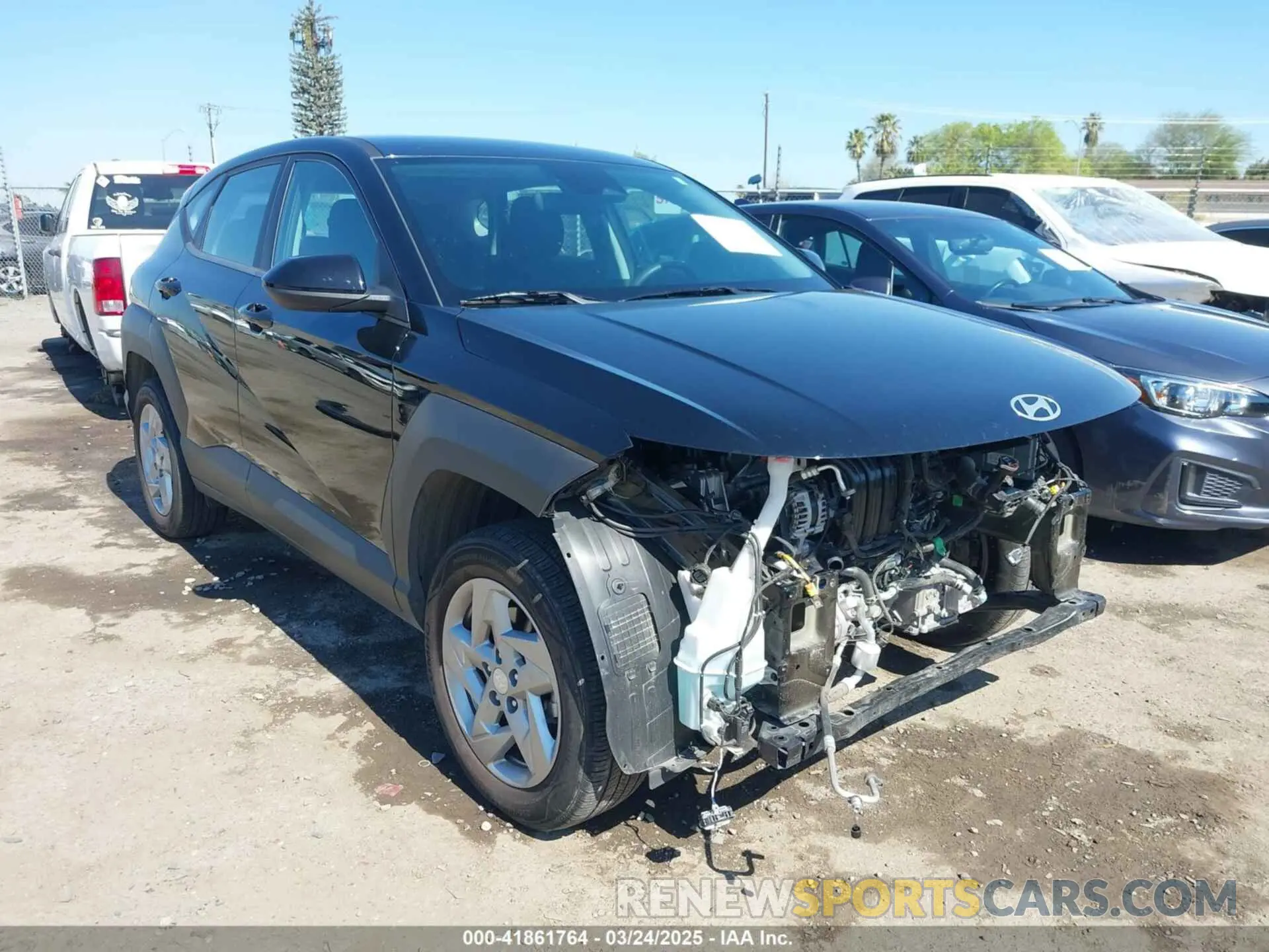 1 fotografías del automóvil dañado KM8HACAB2RU070067 HYUNDAI KONA 2024