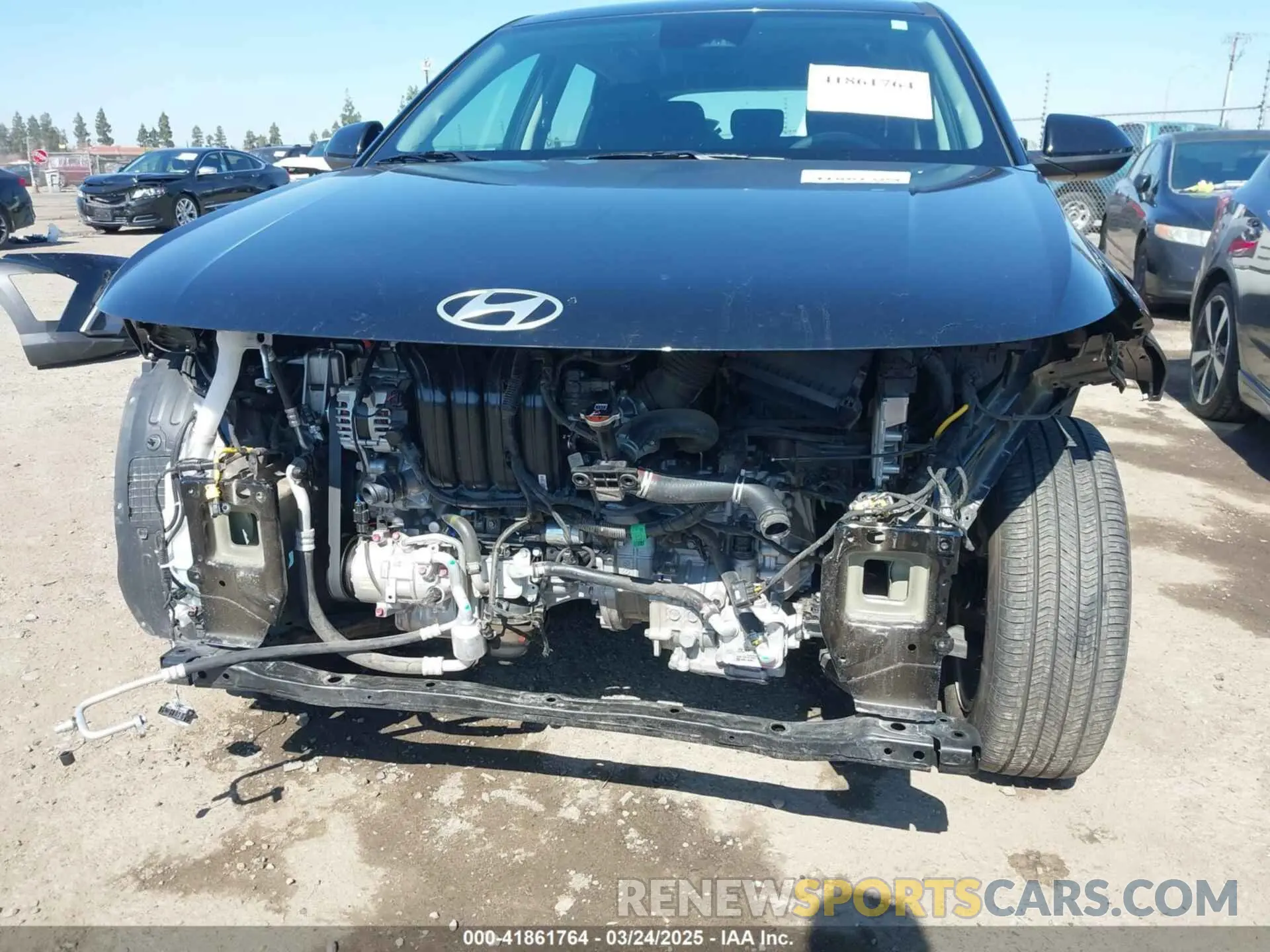 6 fotografías del automóvil dañado KM8HACAB2RU070067 HYUNDAI KONA 2024