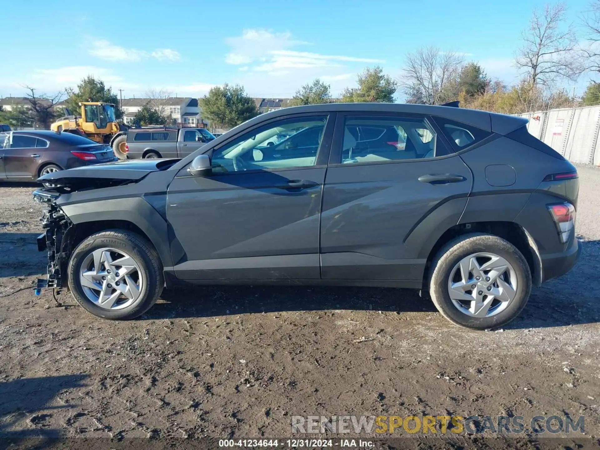 14 fotografías del automóvil dañado KM8HACAB3RU119938 HYUNDAI KONA 2024