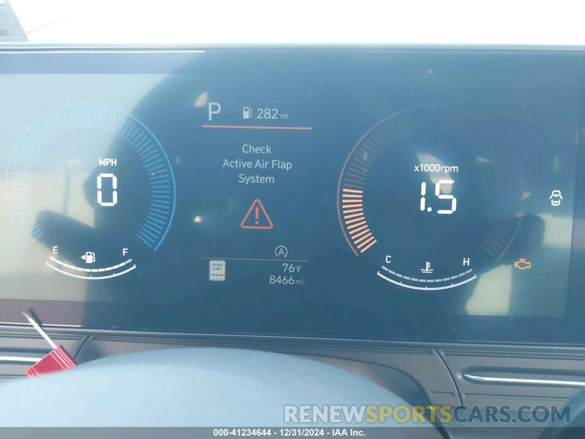 7 fotografías del automóvil dañado KM8HACAB3RU119938 HYUNDAI KONA 2024