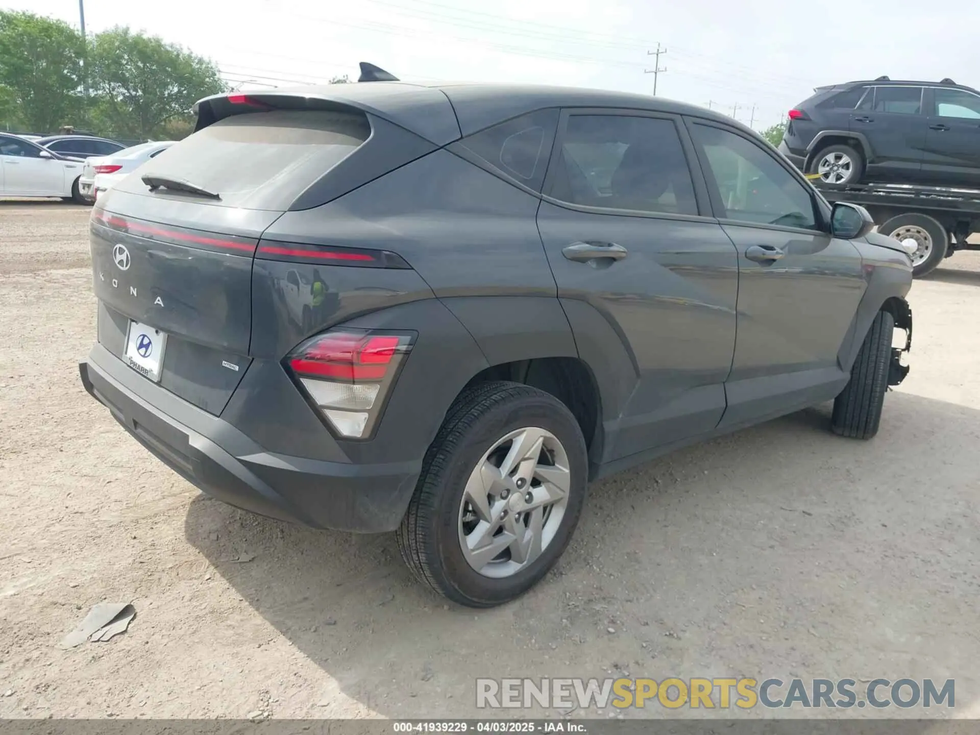4 fotografías del automóvil dañado KM8HACAB6RU146471 HYUNDAI KONA 2024