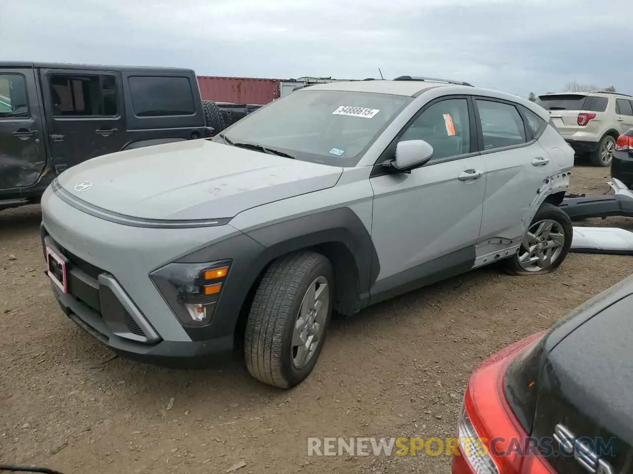 1 fotografías del automóvil dañado KM8HACAB8RU076777 HYUNDAI KONA 2024
