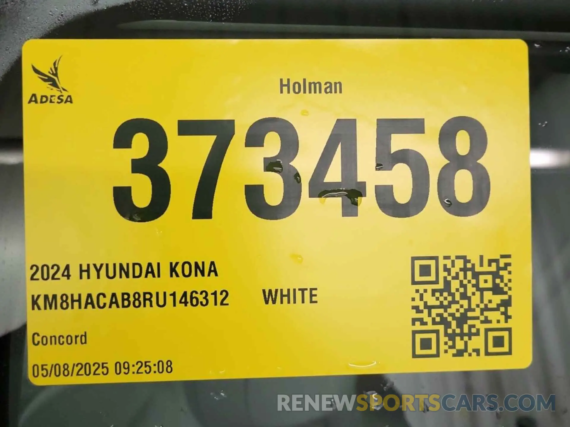 10 fotografías del automóvil dañado KM8HACAB8RU146312 HYUNDAI KONA 2024