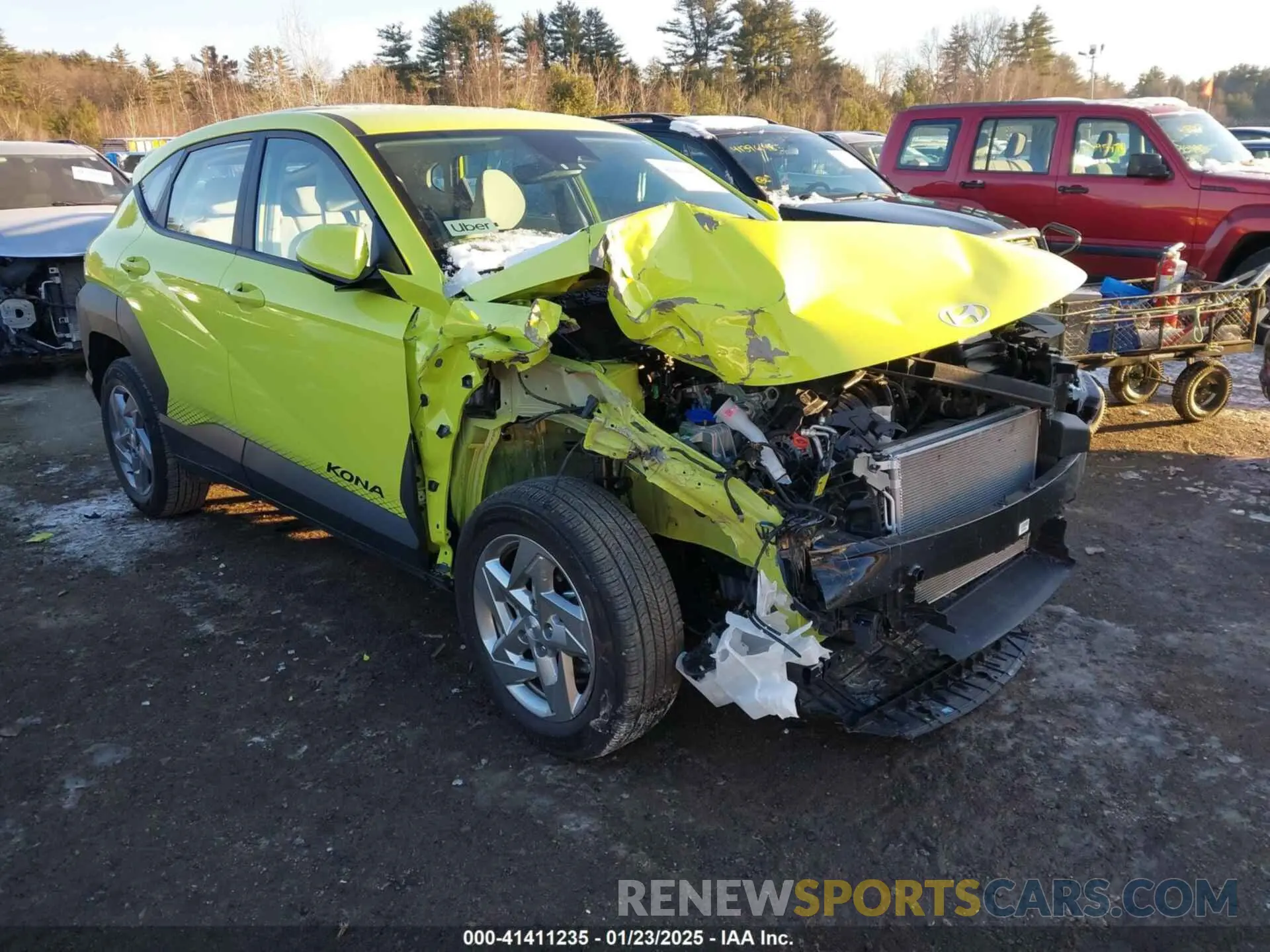 1 fotografías del automóvil dañado KM8HACAB9RU075346 HYUNDAI KONA 2024