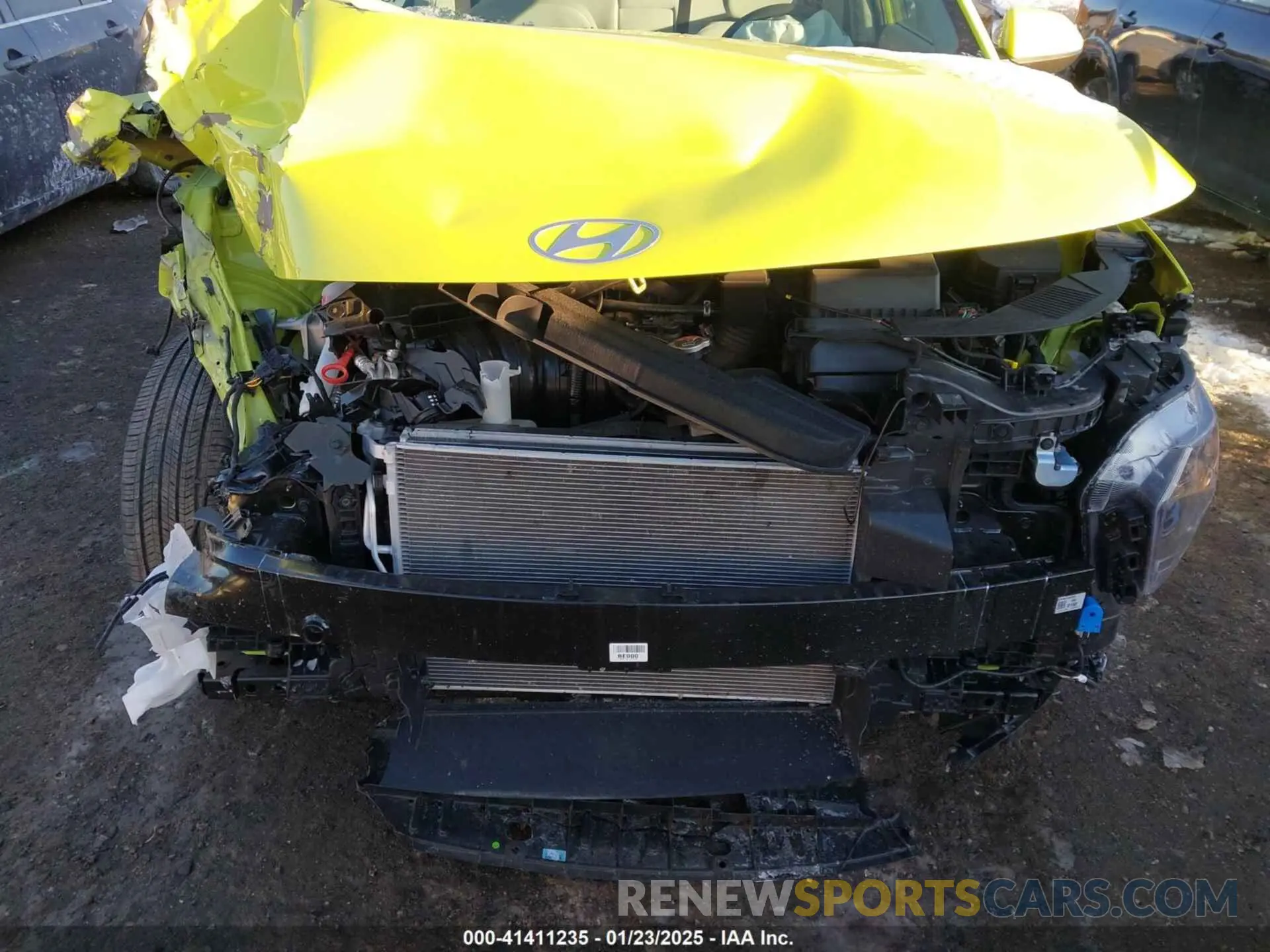 6 fotografías del automóvil dañado KM8HACAB9RU075346 HYUNDAI KONA 2024