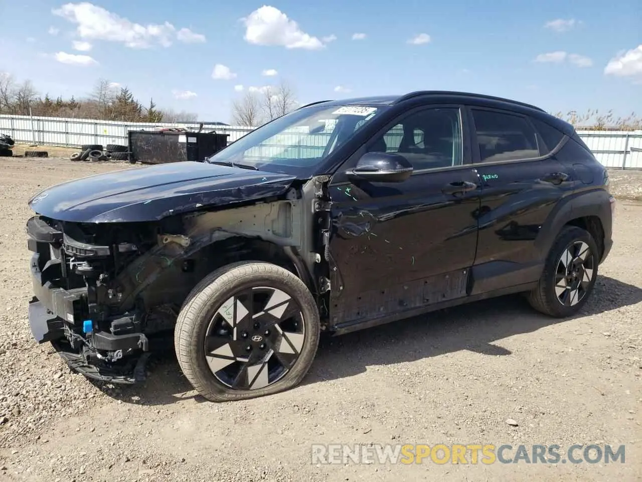 1 fotografías del automóvil dañado KM8HB3AB0RU074292 HYUNDAI KONA 2024