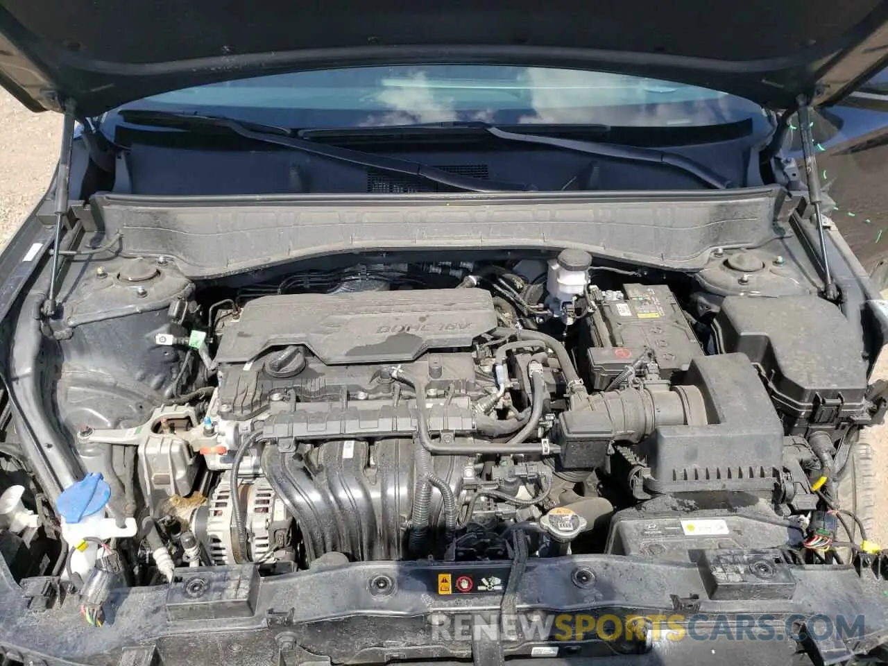 11 fotografías del automóvil dañado KM8HB3AB0RU074292 HYUNDAI KONA 2024