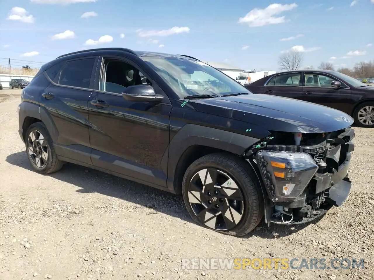 4 fotografías del automóvil dañado KM8HB3AB0RU074292 HYUNDAI KONA 2024