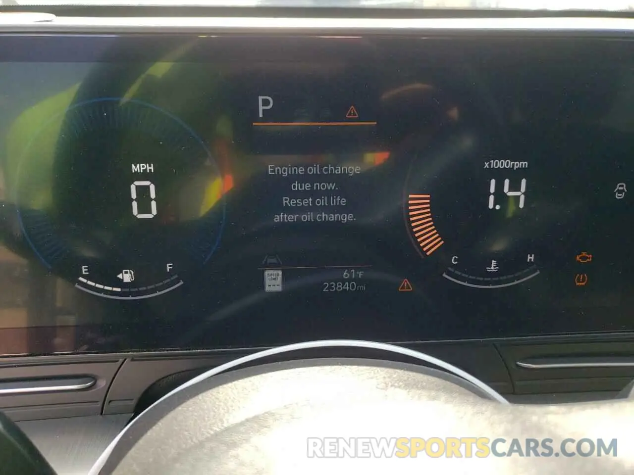 9 fotografías del automóvil dañado KM8HB3AB0RU074292 HYUNDAI KONA 2024
