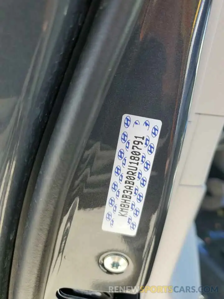 13 fotografías del automóvil dañado KM8HB3AB0RU180791 HYUNDAI KONA 2024