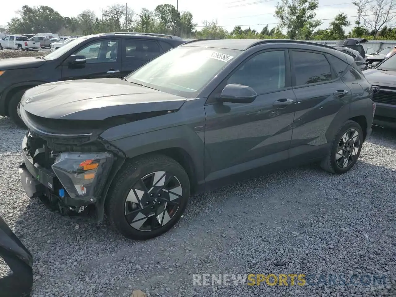 1 fotografías del automóvil dañado KM8HB3AB1RU040488 HYUNDAI KONA 2024