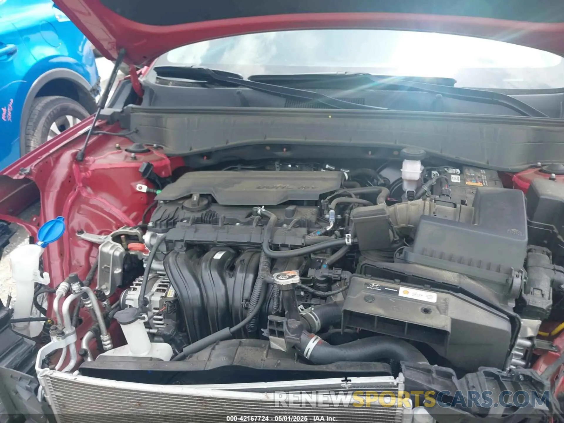 10 fotografías del automóvil dañado KM8HB3AB2RU080613 HYUNDAI KONA 2024