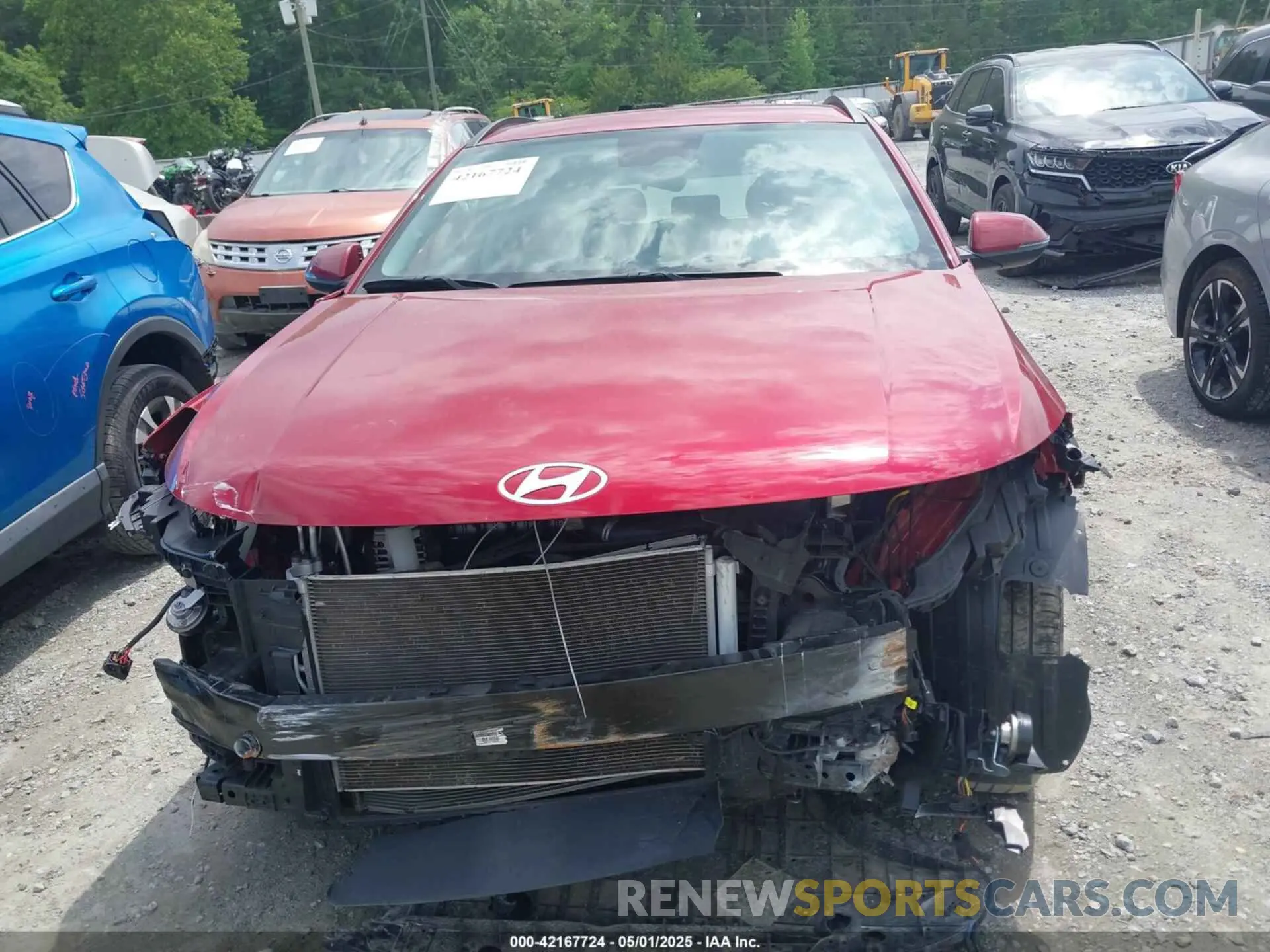 12 fotografías del automóvil dañado KM8HB3AB2RU080613 HYUNDAI KONA 2024