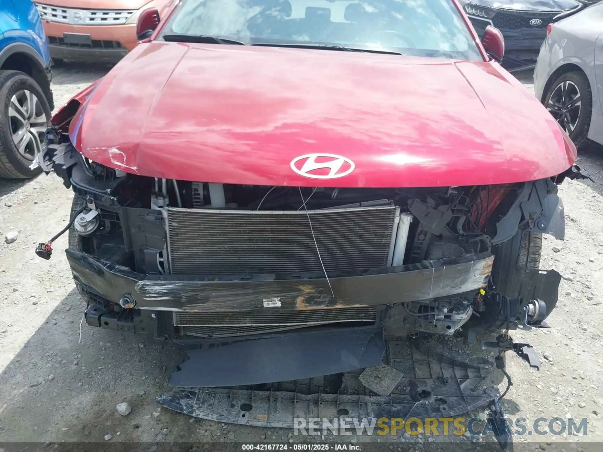 6 fotografías del automóvil dañado KM8HB3AB2RU080613 HYUNDAI KONA 2024