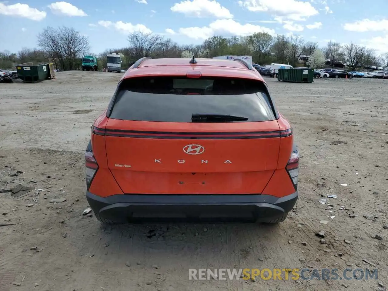 6 fotografías del automóvil dañado KM8HB3AB2RU086086 HYUNDAI KONA 2024