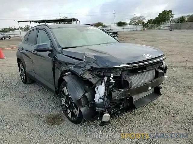 12 fotografías del automóvil dañado KM8HB3AB2RU095418 HYUNDAI KONA 2024