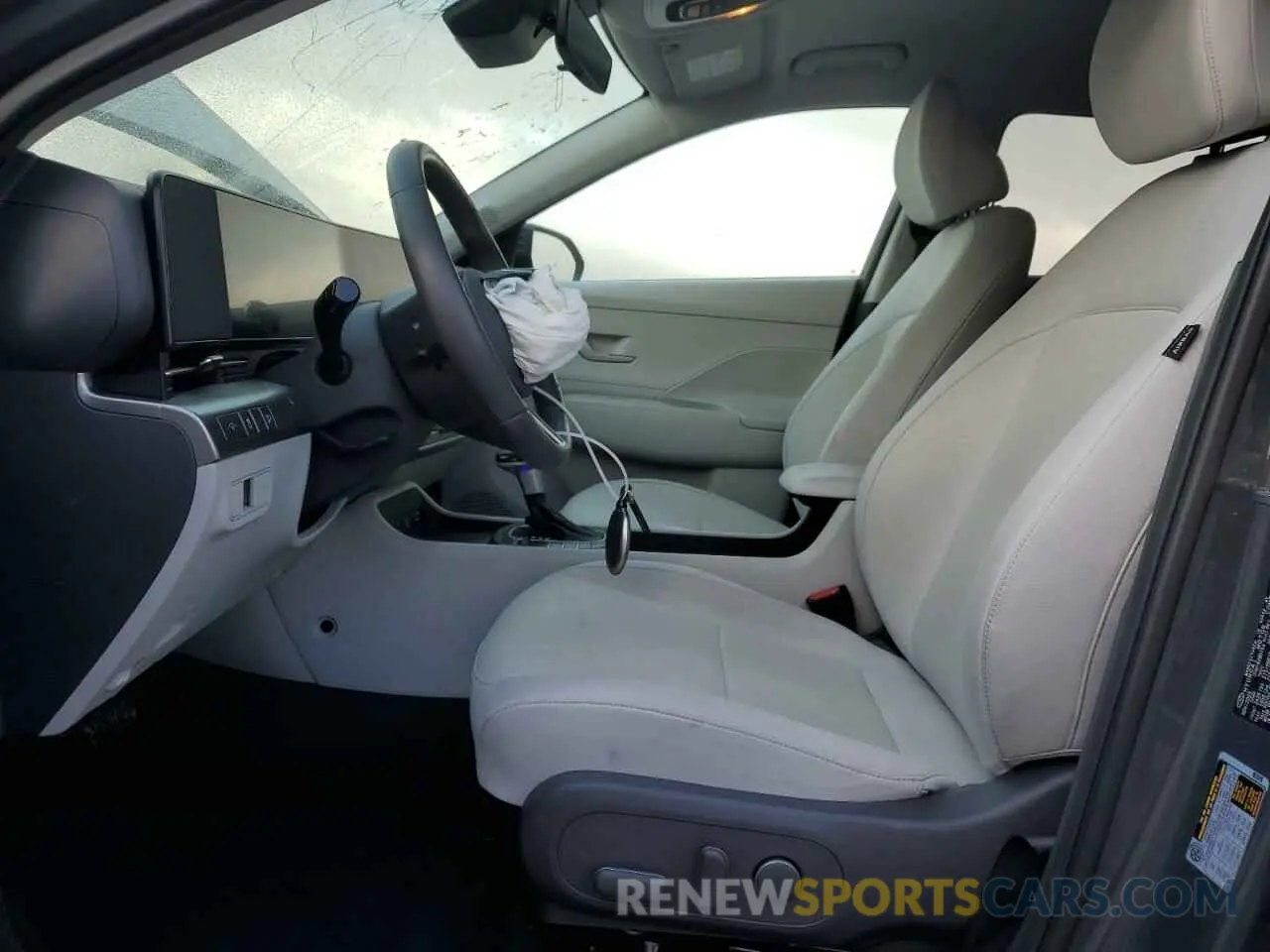 7 fotografías del automóvil dañado KM8HB3AB2RU095418 HYUNDAI KONA 2024
