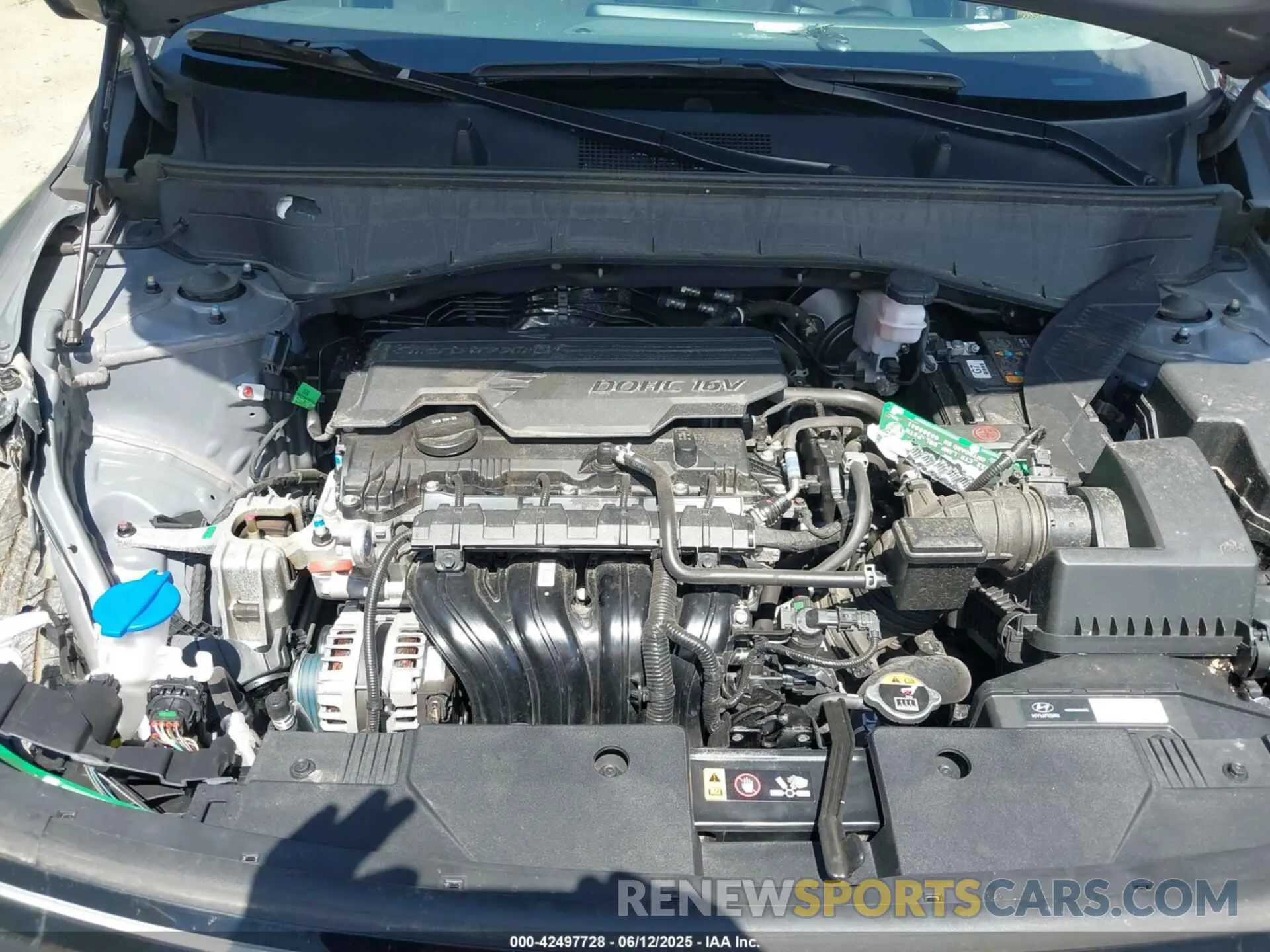 10 fotografías del automóvil dañado KM8HB3AB3RU146781 HYUNDAI KONA 2024