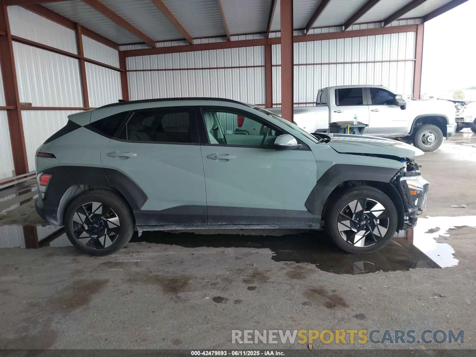 14 fotografías del automóvil dañado KM8HB3AB3RU171003 HYUNDAI KONA 2024
