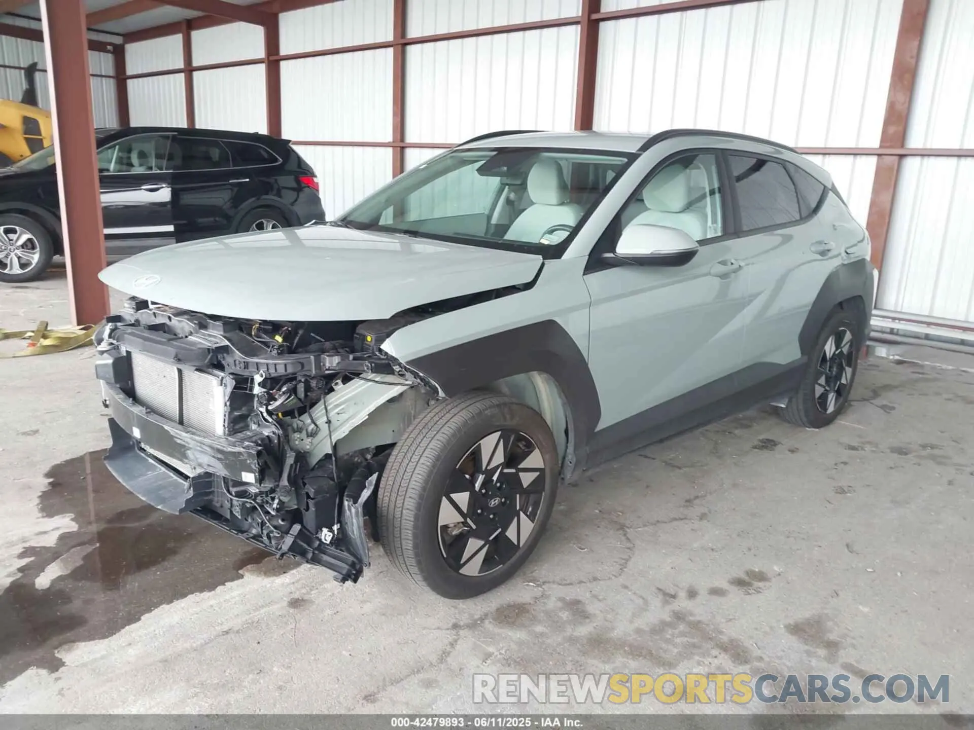 2 fotografías del automóvil dañado KM8HB3AB3RU171003 HYUNDAI KONA 2024
