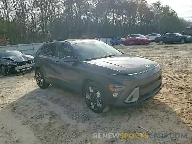 12 fotografías del automóvil dañado KM8HB3AB4RU117547 HYUNDAI KONA 2024