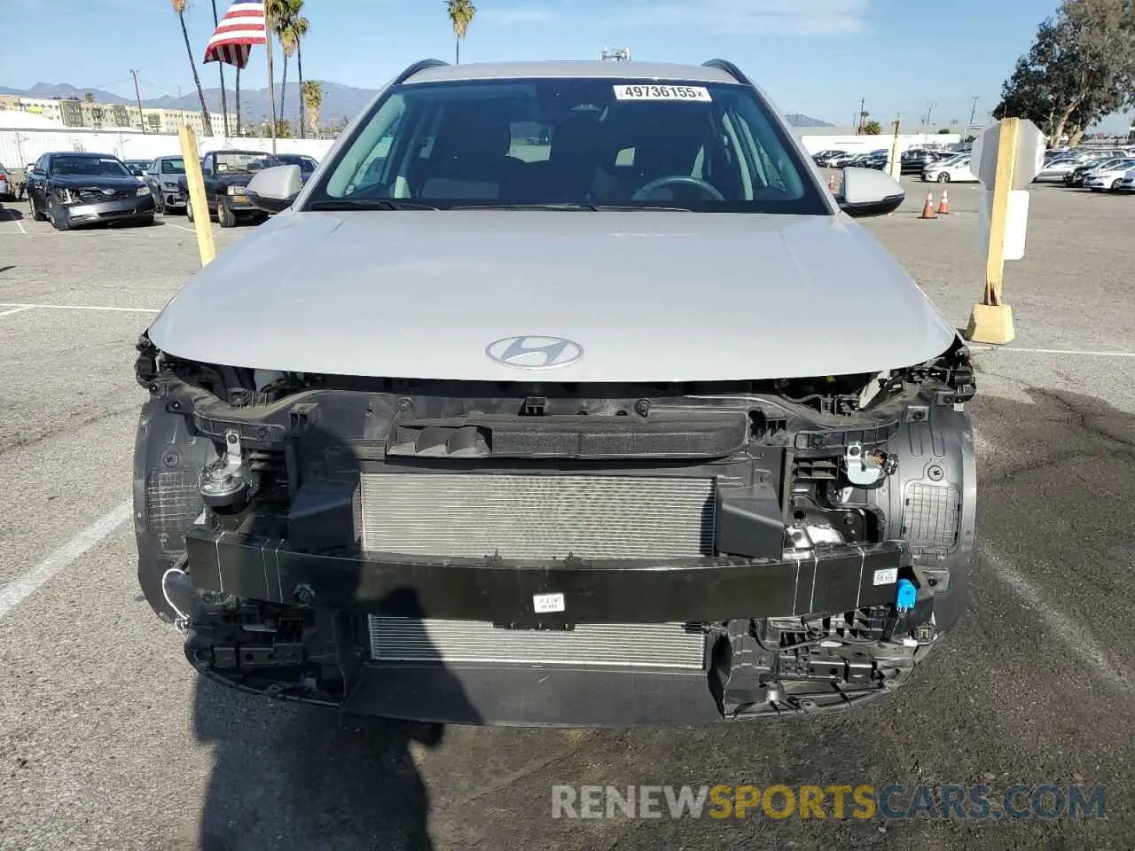 5 fotografías del automóvil dañado KM8HB3AB5RU101034 HYUNDAI KONA 2024