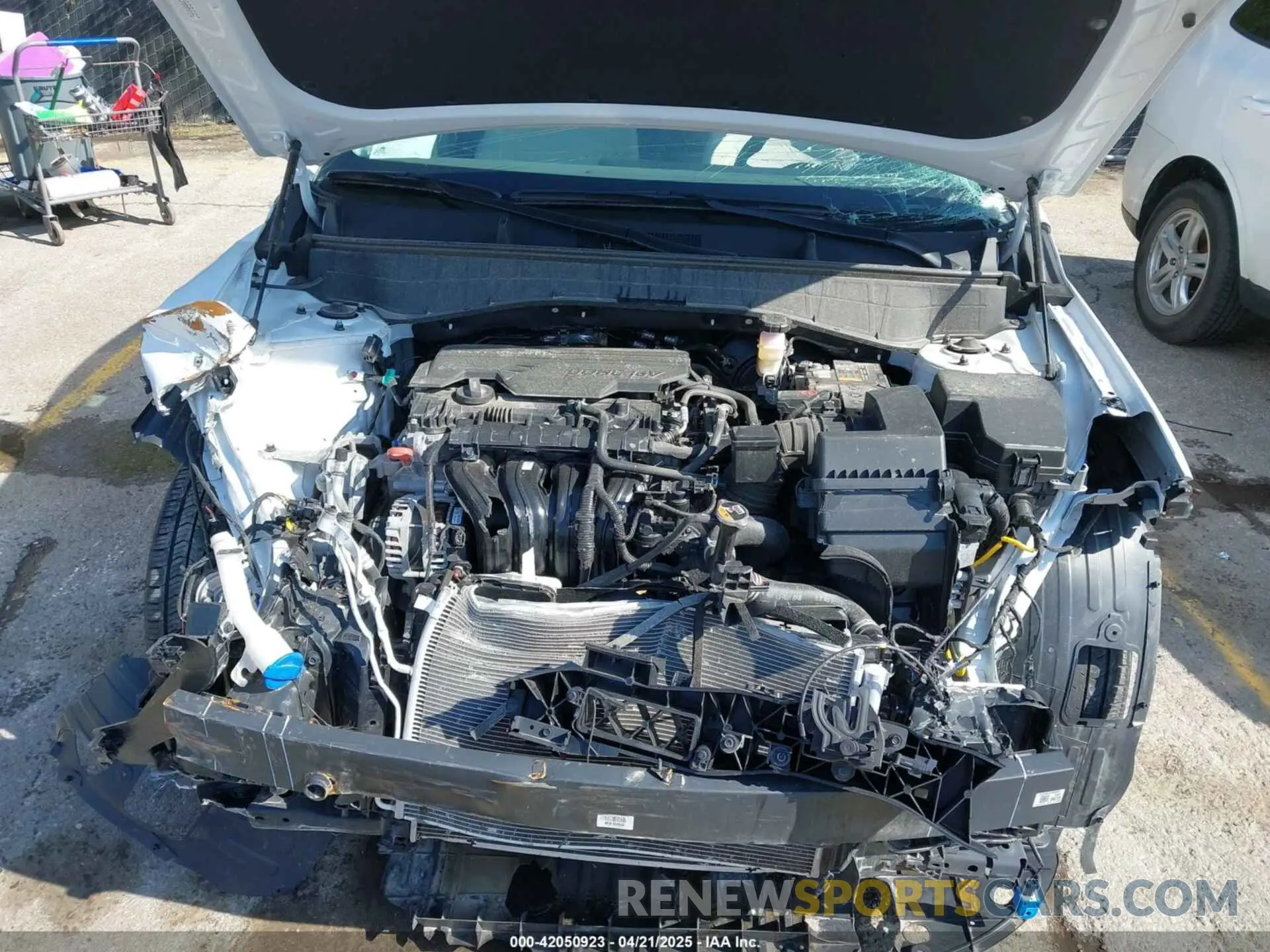 10 fotografías del automóvil dañado KM8HB3AB7RU147464 HYUNDAI KONA 2024