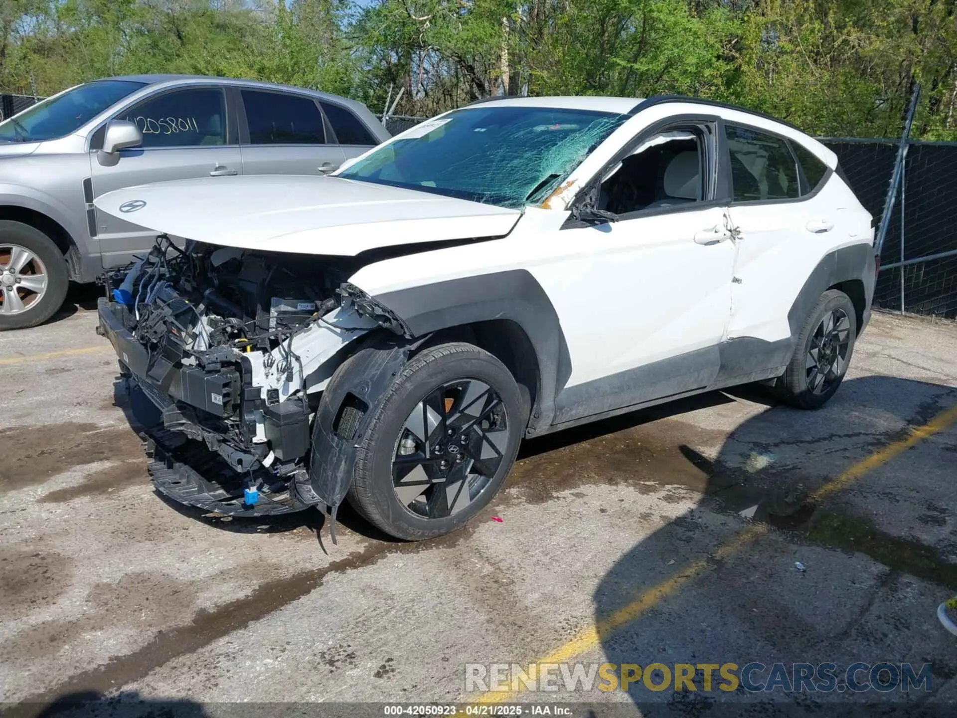 2 fotografías del automóvil dañado KM8HB3AB7RU147464 HYUNDAI KONA 2024