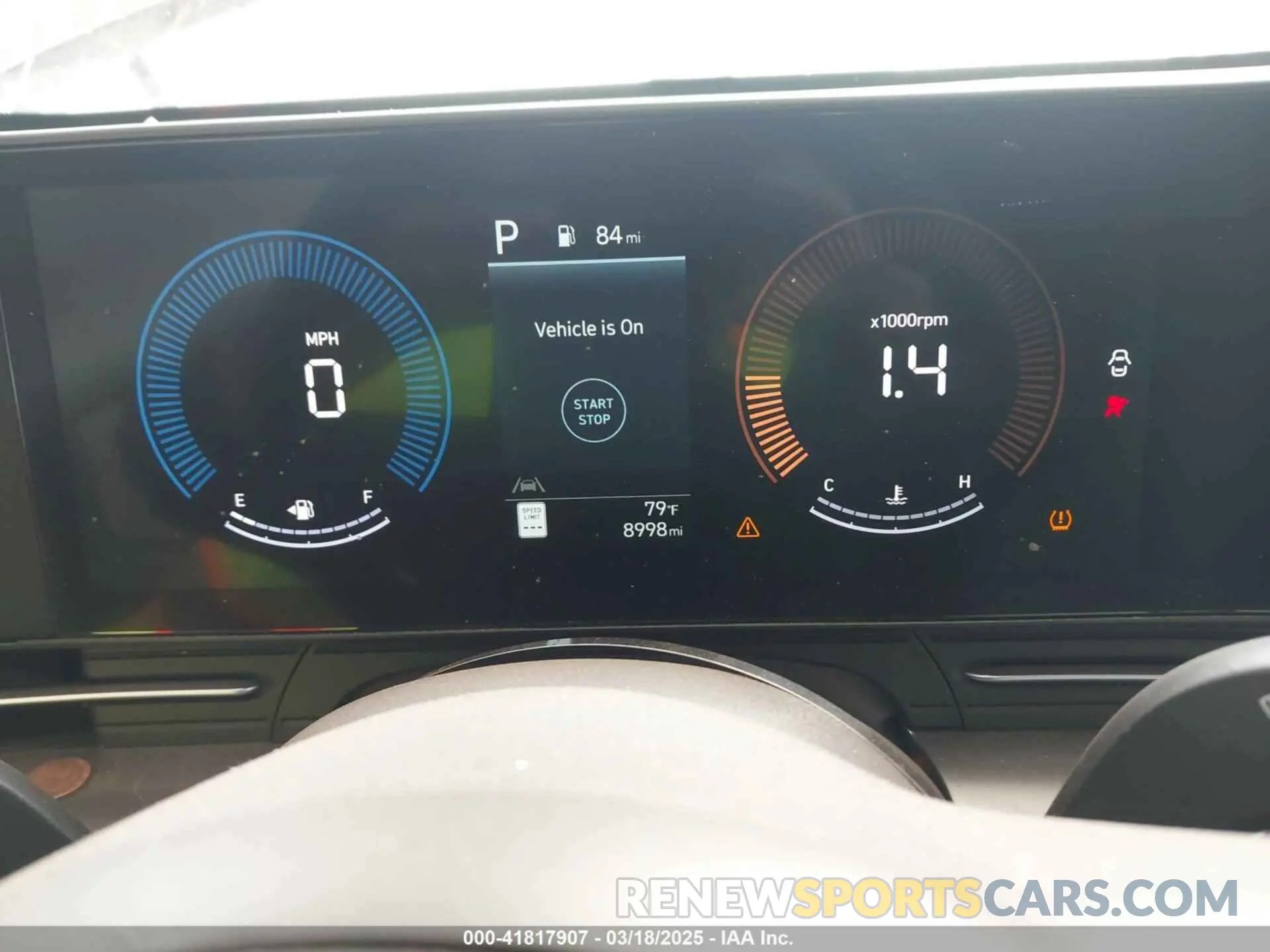 7 fotografías del automóvil dañado KM8HB3AB7RU178360 HYUNDAI KONA 2024