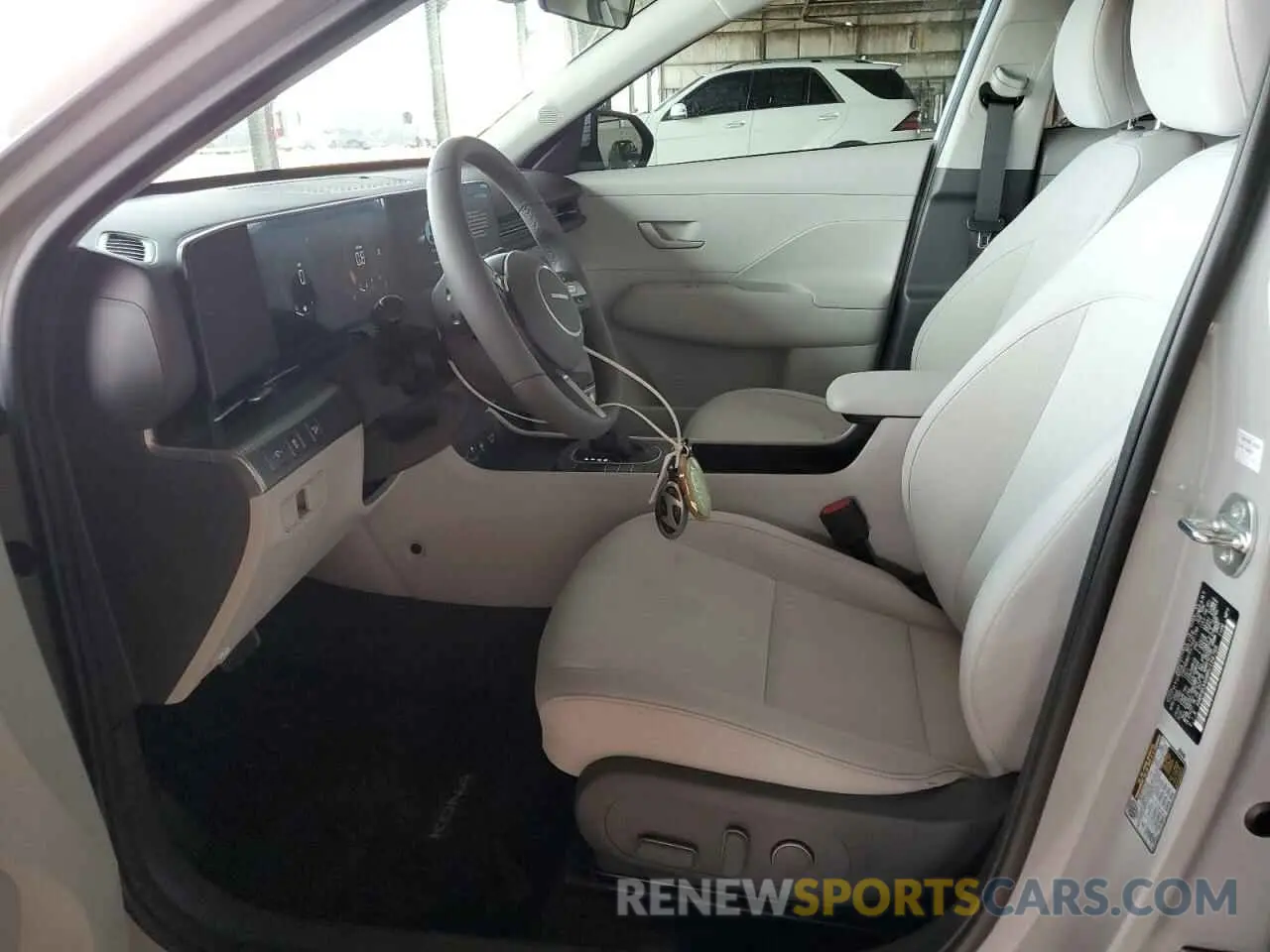 7 fotografías del automóvil dañado KM8HB3AB8RU166766 HYUNDAI KONA 2024