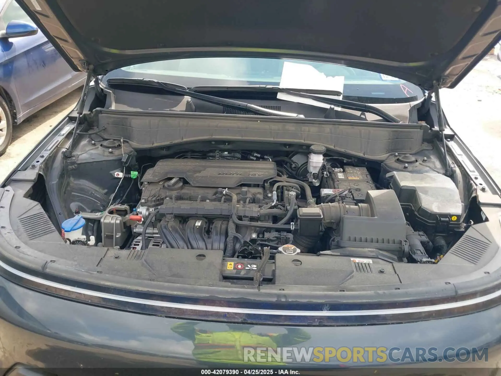 10 fotografías del automóvil dañado KM8HB3AB9RU086862 HYUNDAI KONA 2024