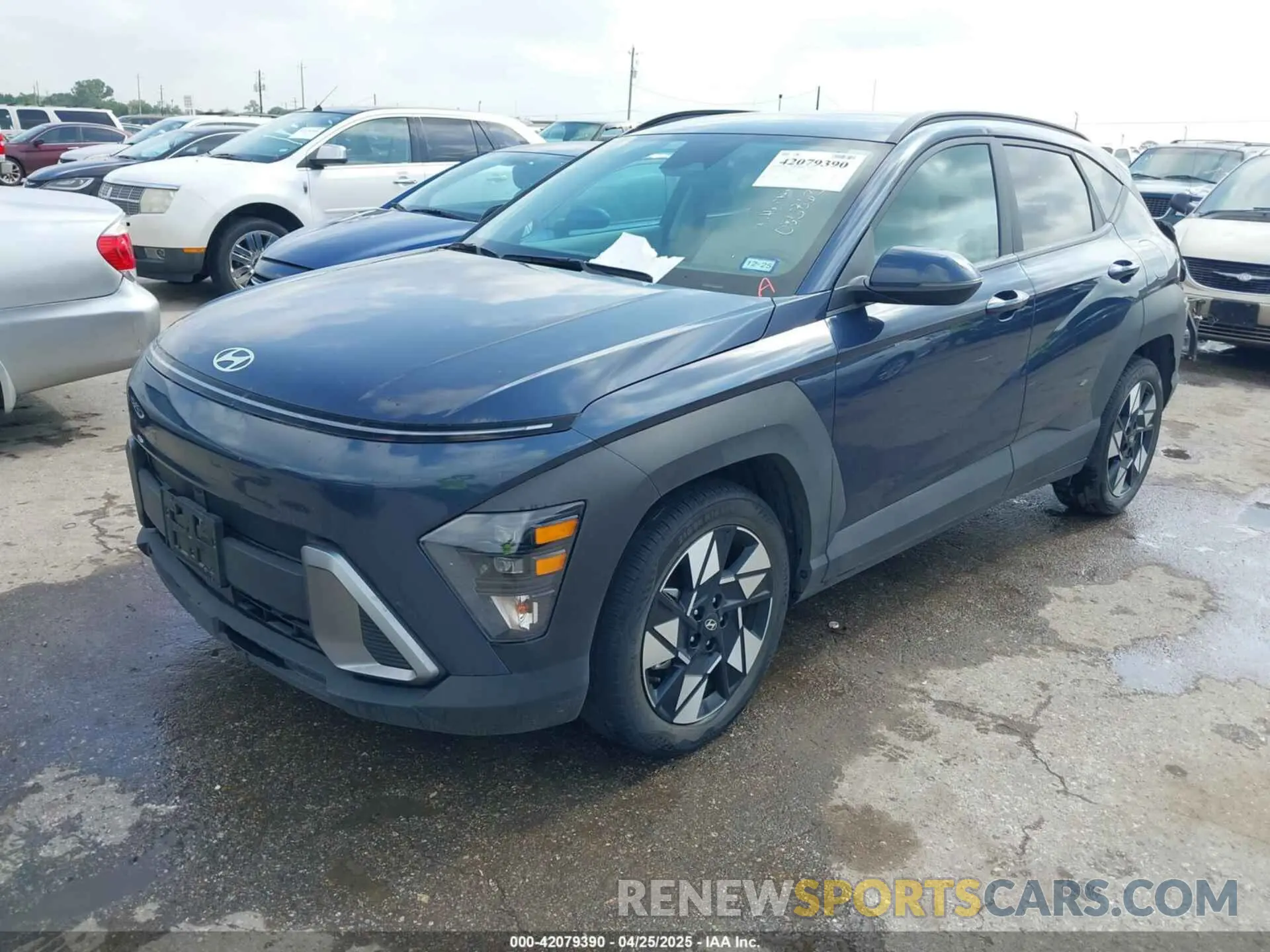 2 fotografías del automóvil dañado KM8HB3AB9RU086862 HYUNDAI KONA 2024