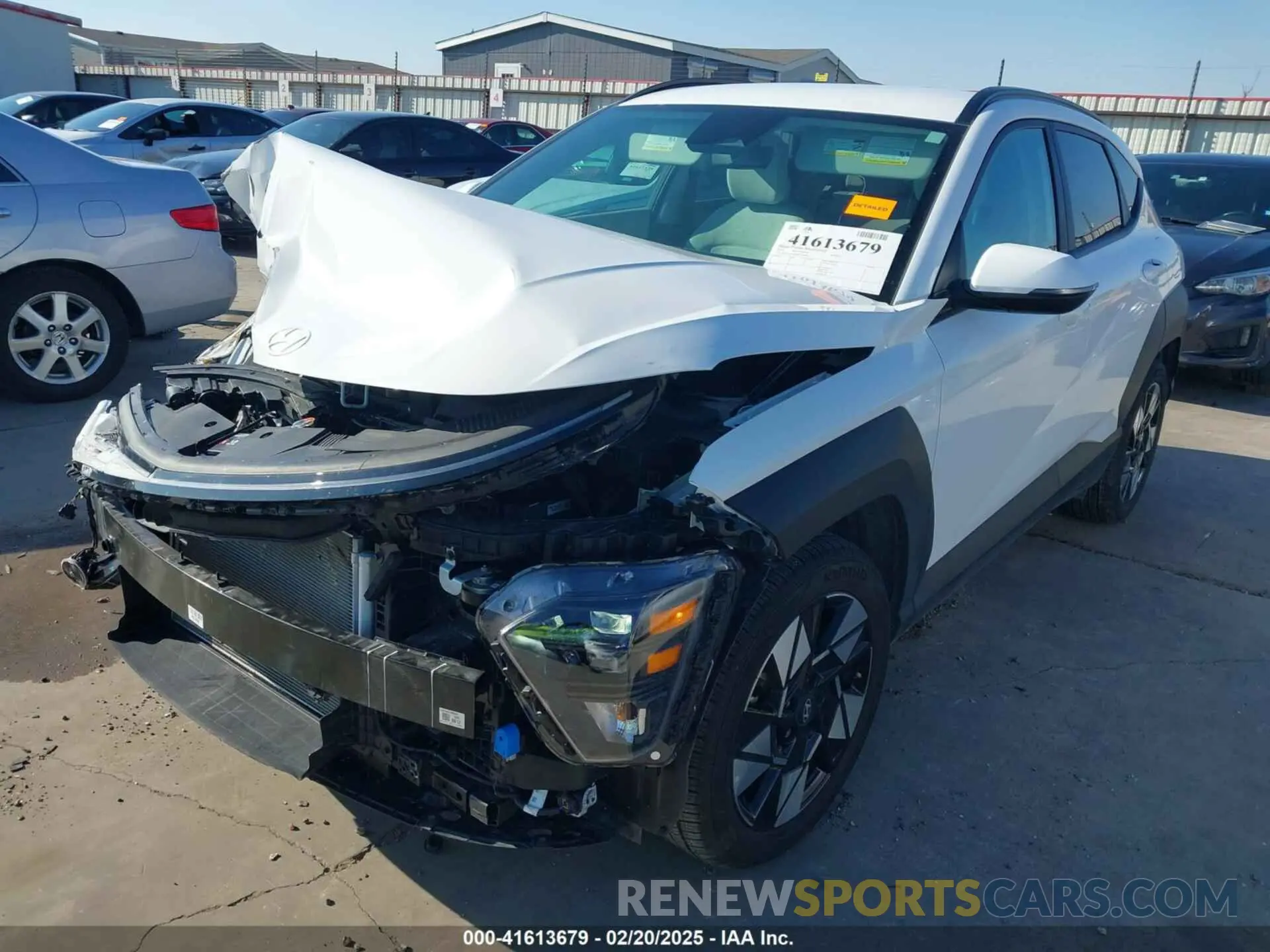2 fotografías del automóvil dañado KM8HB3AB9RU130830 HYUNDAI KONA 2024