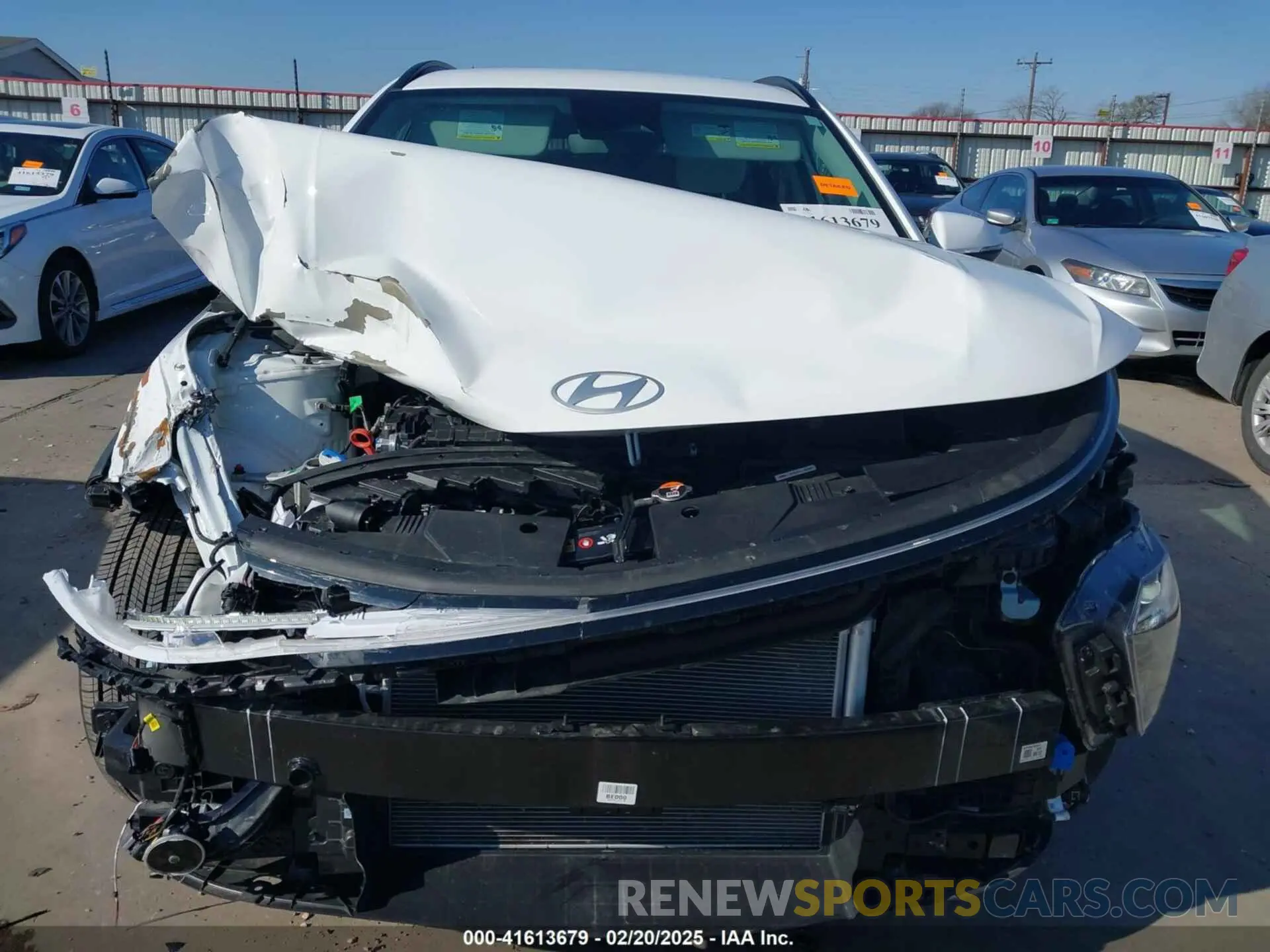 6 fotografías del automóvil dañado KM8HB3AB9RU130830 HYUNDAI KONA 2024