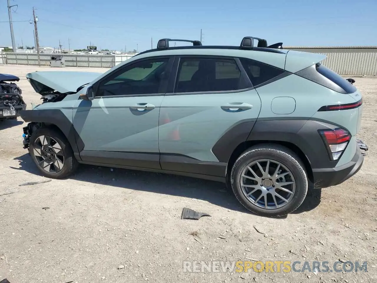 2 fotografías del automóvil dañado KM8HB3ABXRU056625 HYUNDAI KONA 2024