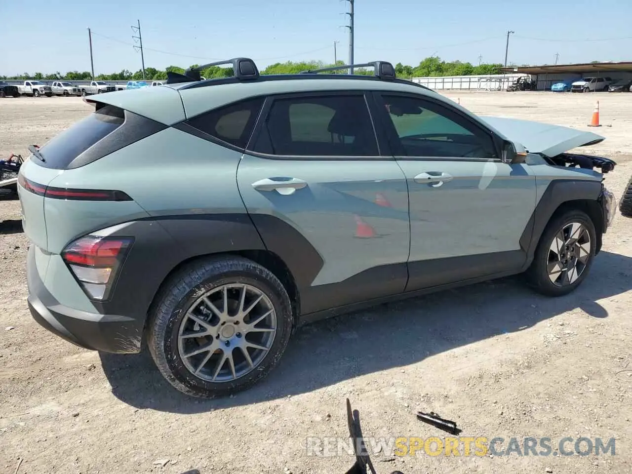 3 fotografías del automóvil dañado KM8HB3ABXRU056625 HYUNDAI KONA 2024