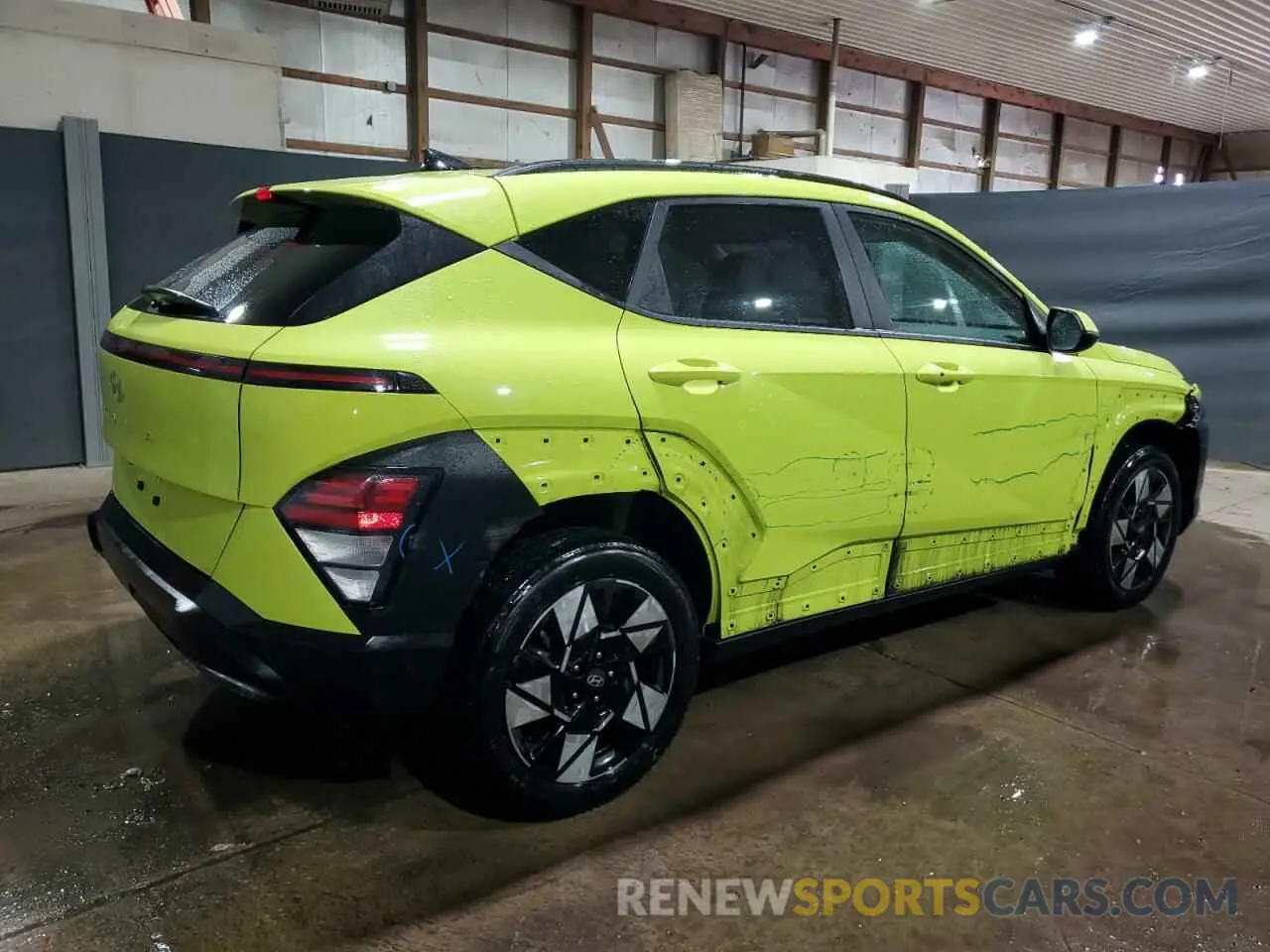 3 fotografías del automóvil dañado KM8HB3ABXRU067026 HYUNDAI KONA 2024