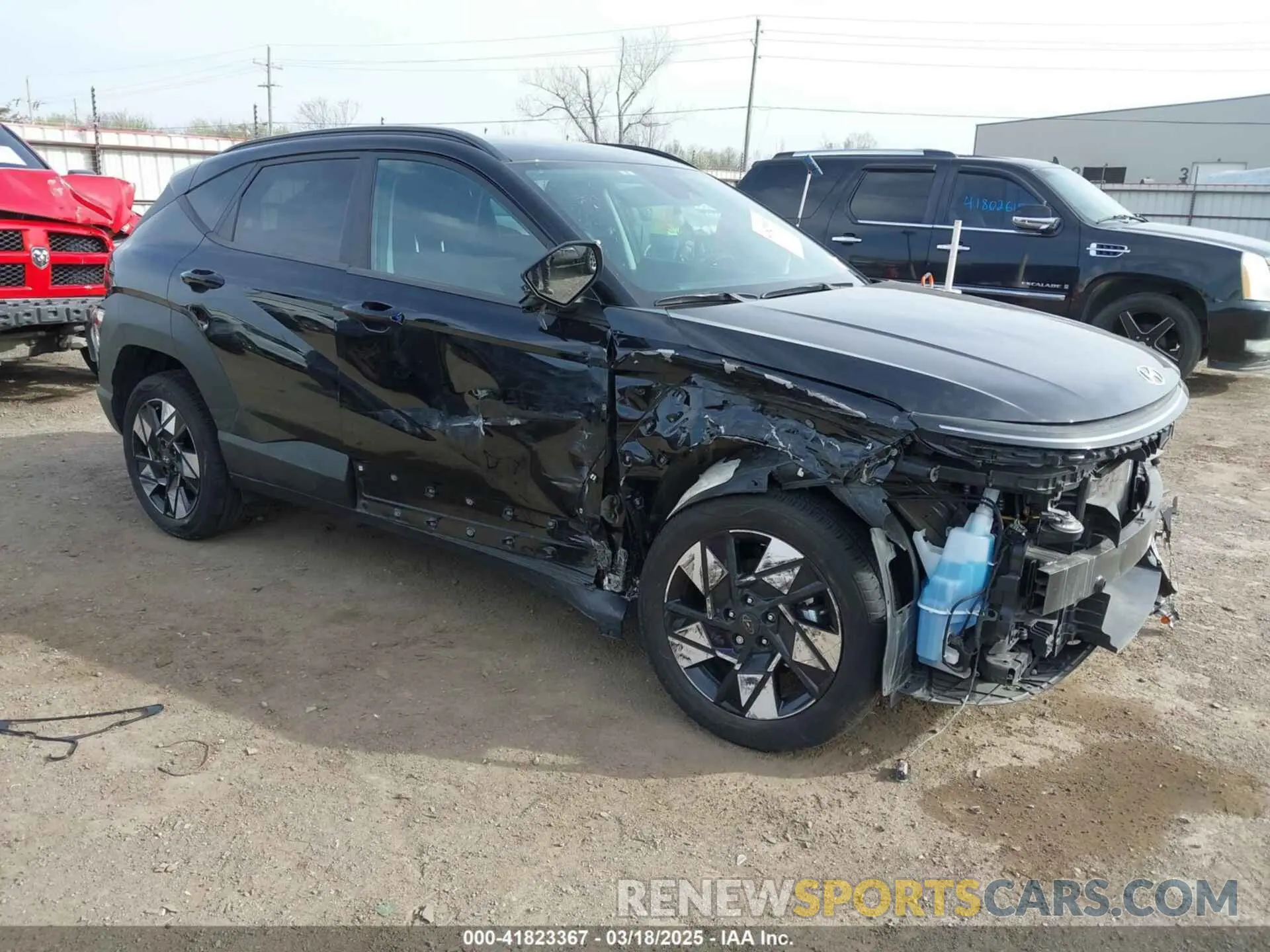 1 fotografías del automóvil dañado KM8HBCAB0RU075619 HYUNDAI KONA 2024