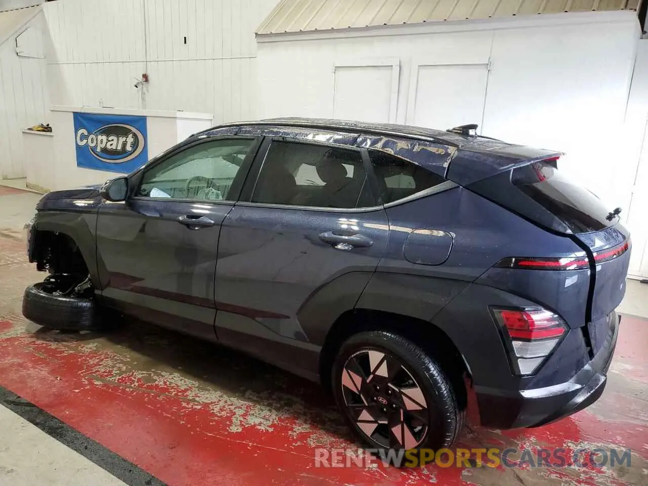 2 fotografías del automóvil dañado KM8HBCAB1RU122107 HYUNDAI KONA 2024