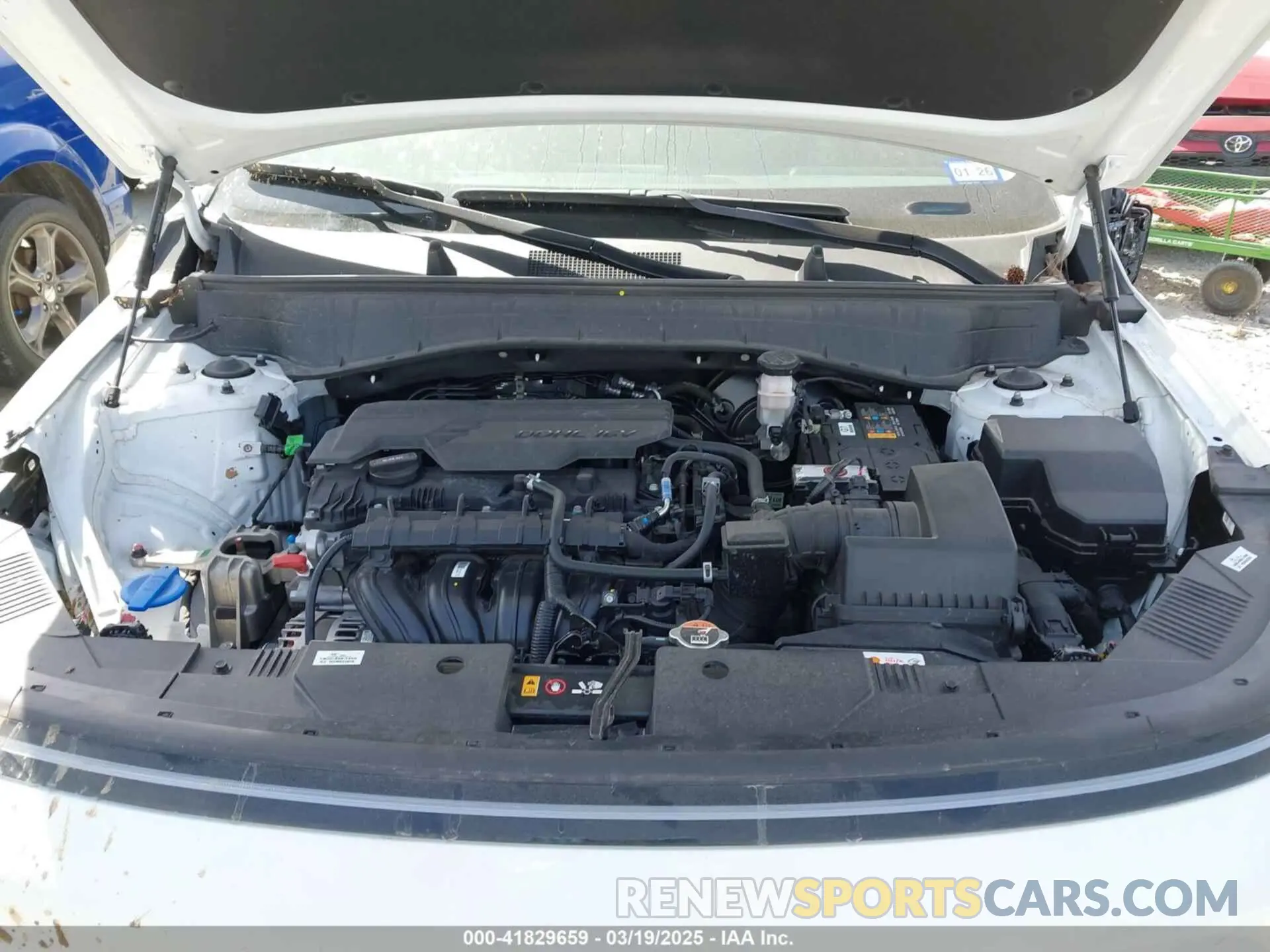 10 fotografías del automóvil dañado KM8HBCAB2RU062242 HYUNDAI KONA 2024