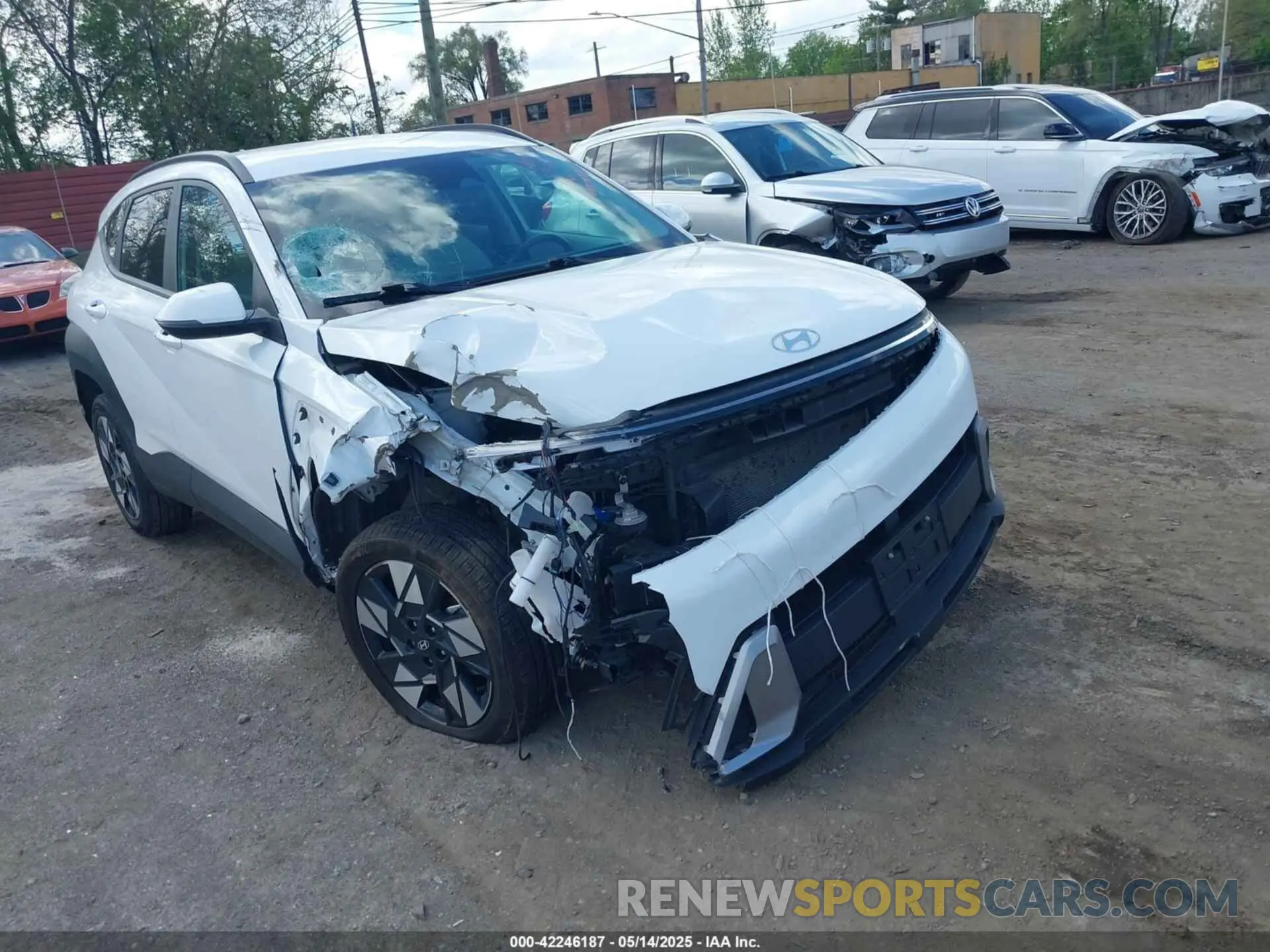 6 fotografías del automóvil dañado KM8HBCAB2RU077839 HYUNDAI KONA 2024